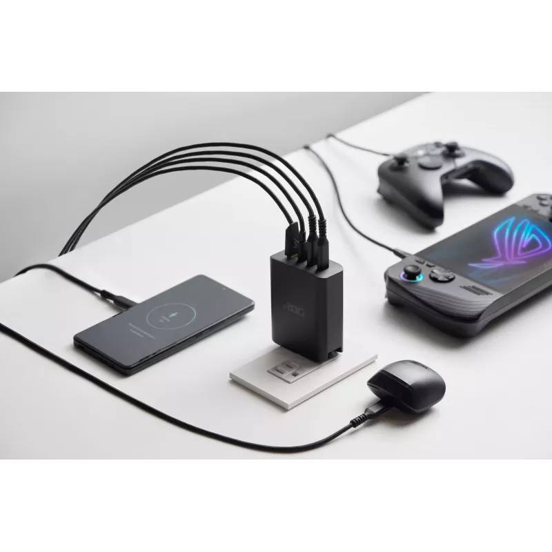 ASUS ROG 140W USB-C GaN Universal Melns AC Fast charging Indoor