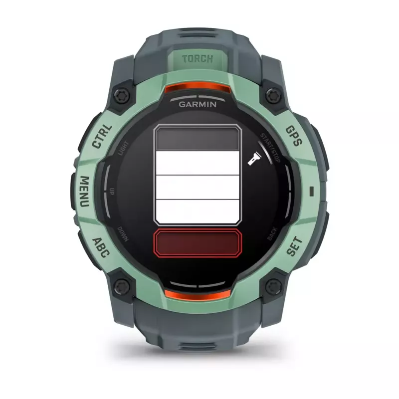Viedpulkstenis GARMIN Instinct 3 AMOLED — 50 mm korpuss, AMOLED 1,3 collas, GPS/GLONASS/Galileo, 10 ATM, 24 dienu baterija