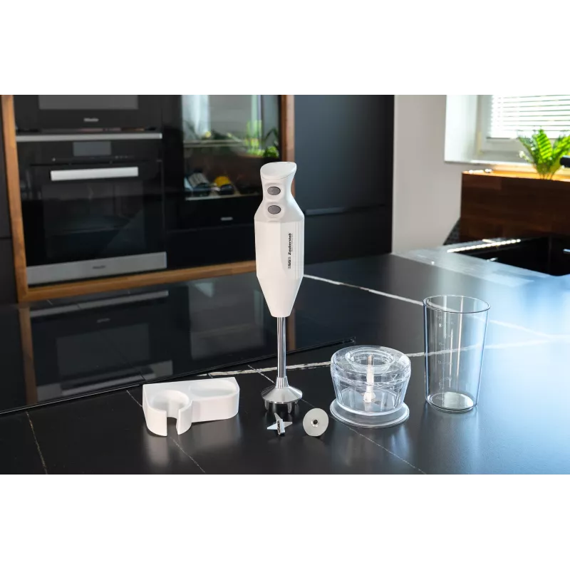 ESGE M 122 De Luxe 0,6 L rokas blenderis 140 W Balts