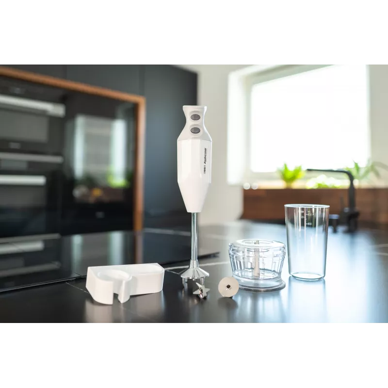 ESGE M 122 De Luxe 0,6 L rokas blenderis 140 W Balts