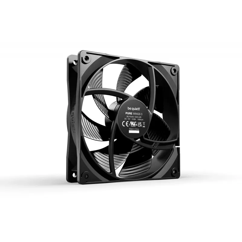 be quiet Pure Wings 3 120mm datora korpusa ventilators 12 cm Melns 1 gab.