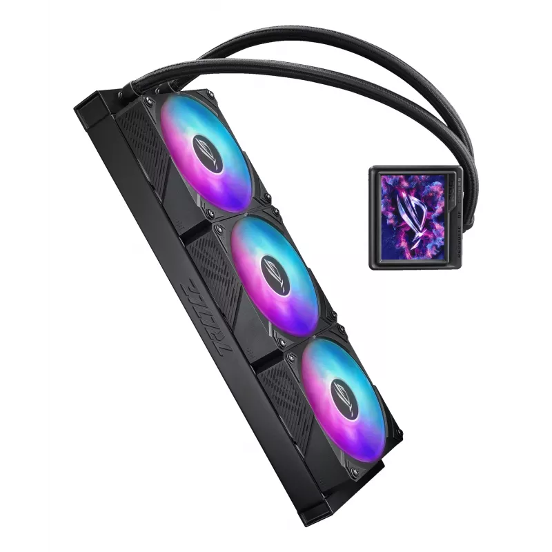ASUS ROG Ryujin III 360 ARGB Extreme Computer case All-in-one liquid cooler 12 cm Melns