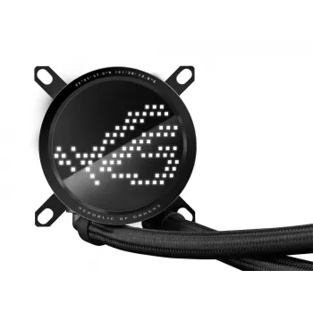 ASUS ROG Ryuo III 240 ARGB procesora šķidruma dzesēšanas komplekts 12 cm melns