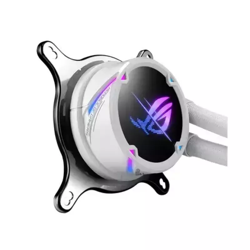 ASUS ROG STRIX LC II 240 ARGB procesora šķidruma dzesētājs “viss vienā” 12 cm balts