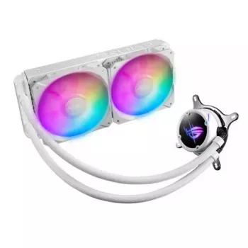 ASUS ROG STRIX LC II 240 ARGB procesora šķidruma dzesētājs “viss vienā” 12 cm balts