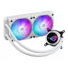 ASUS ROG Strix LC III 240 ARGB balta Edition Procesora šķidruma dzesēšanas komplekts 12 cm