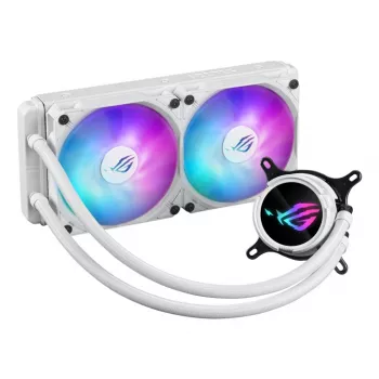 ASUS ROG Strix LC III 240 ARGB balta Edition Procesora šķidruma dzesēšanas komplekts 12 cm