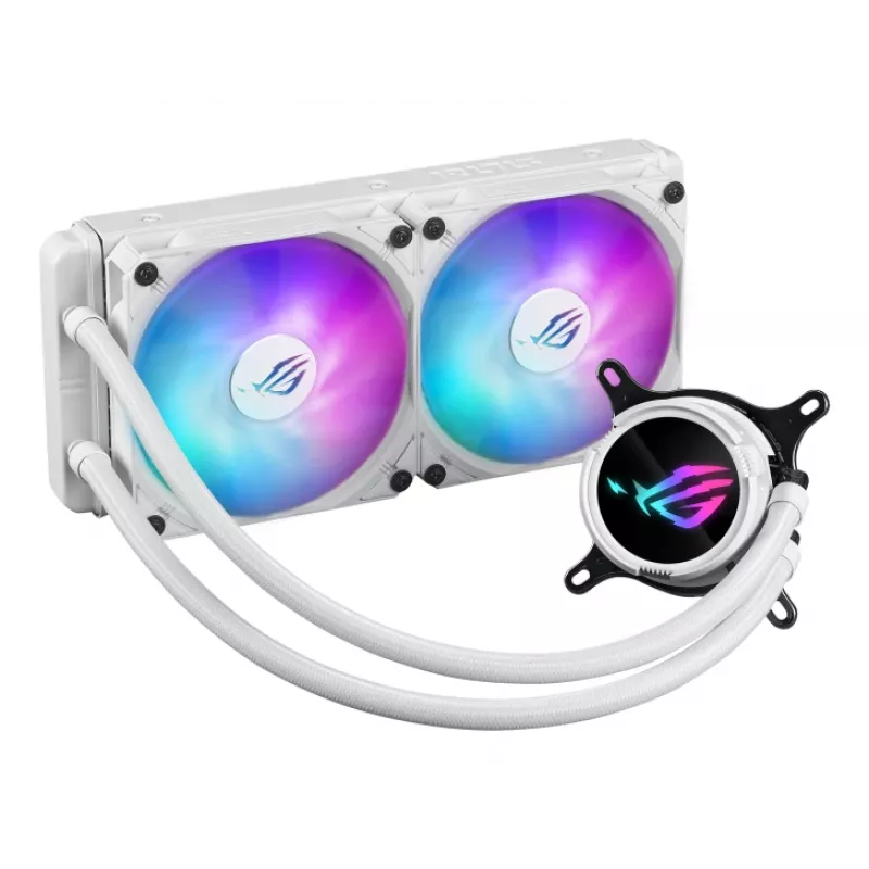 ASUS ROG Strix LC III 240 ARGB balta Edition Procesora šķidruma dzesēšanas komplekts 12 cm