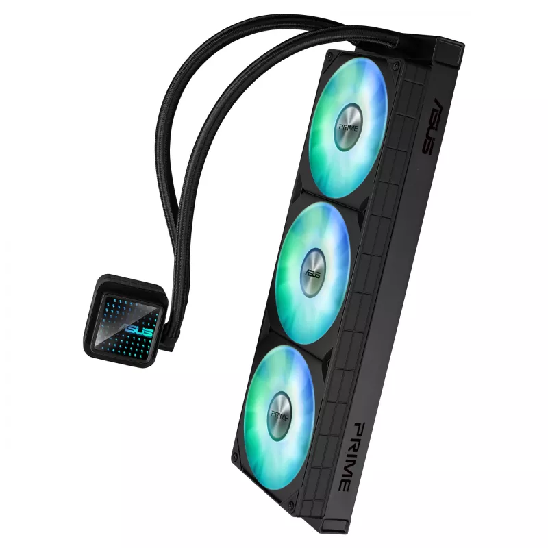 ASUS Prime LC 360 ARGB datora korpusam universāla šķidruma dzesēšanas sistēma 12 cm melna