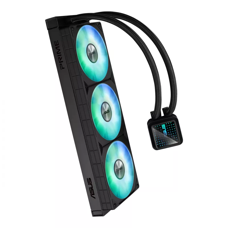 ASUS Prime LC 360 ARGB datora korpusam universāla šķidruma dzesēšanas sistēma 12 cm melna