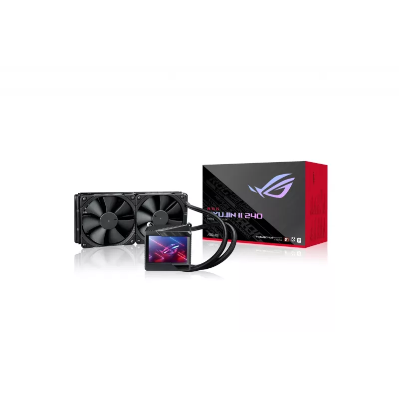 ASUS ROG RYUJIN II 240 Procesora šķidruma dzesētājs “viss vienā” 12 cm Melns 1 gab.
