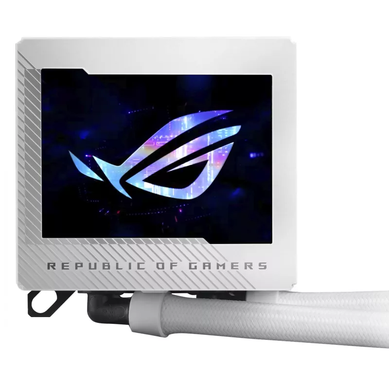 ASUS ROG RYUJIN III 240 ARGB balta Edition Procesors Daudzfunkcionāls šķidruma dzesētājs 12 cm 1 gab.