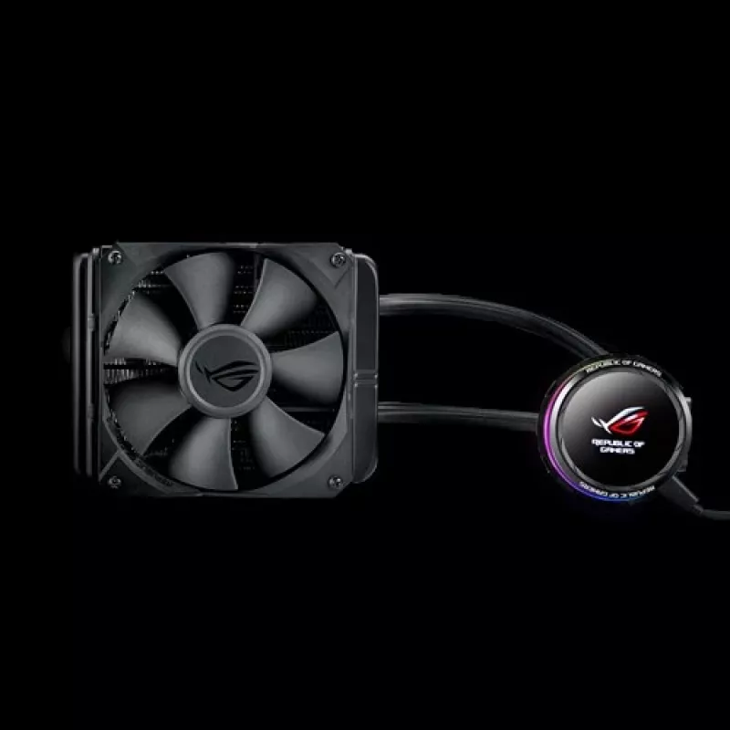 ASUS ROG RYUO 120 Procesora universāls šķidruma dzesētājs 12 cm Melns 1 gab.