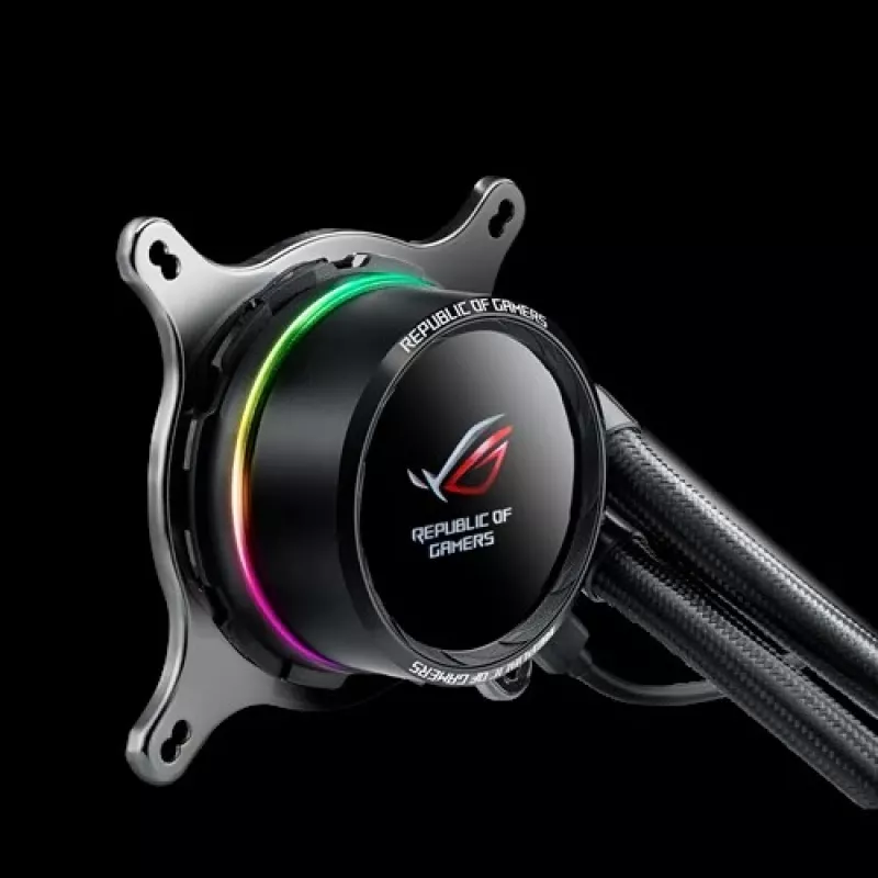 ASUS ROG RYUO 120 Procesora universāls šķidruma dzesētājs 12 cm Melns 1 gab.
