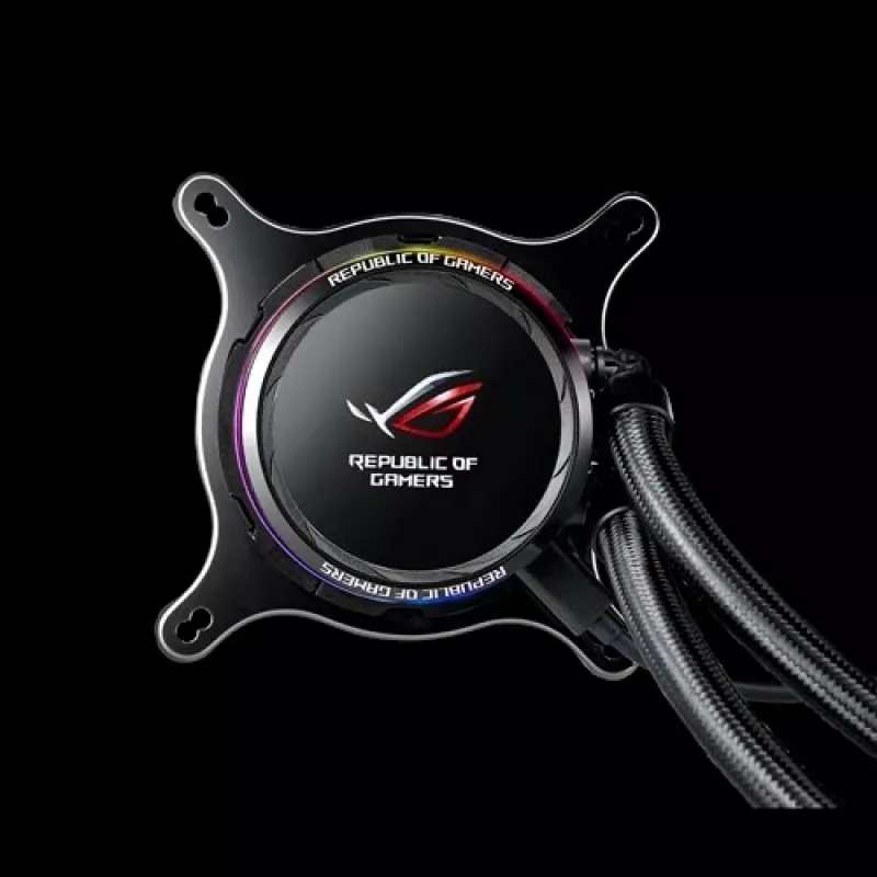 ASUS ROG RYUO 120 Procesora universāls šķidruma dzesētājs 12 cm Melns 1 gab.