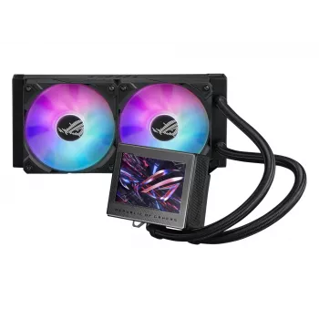 ASUS ROG Ryujin III 240 ARGB procesora universāla šķidruma dzesētājs 12 cm melns 1 gab.