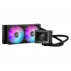 ASUS ROG Ryujin III 240 ARGB procesora universāla šķidruma dzesētājs 12 cm melns 1 gab.