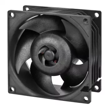 ARCTIC S8038-10K - 80 mm servera ventilators, Ventilators, 8 cm, 173.3 m³/h, Melns