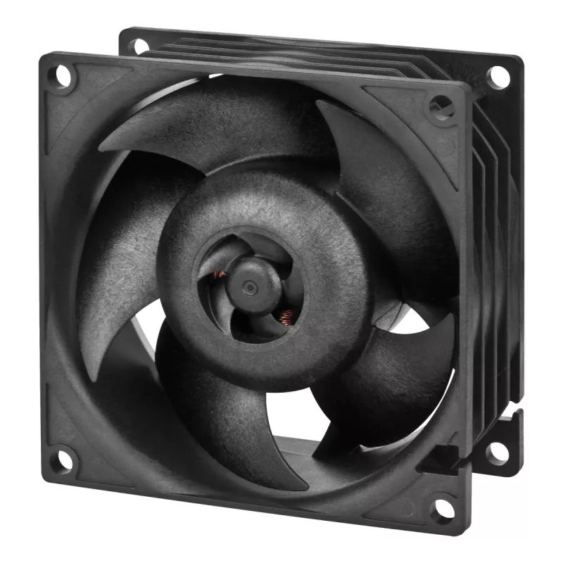 ARCTIC S8038-10K - 80 mm servera ventilators, Ventilators, 8 cm, 173.3 m³/h, Melns