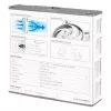 ARCTIC BioniX P140 (Pelēks/Balts) – Spiedienam optimizēts 140 mm spēļu ventilators ar PWM PST
