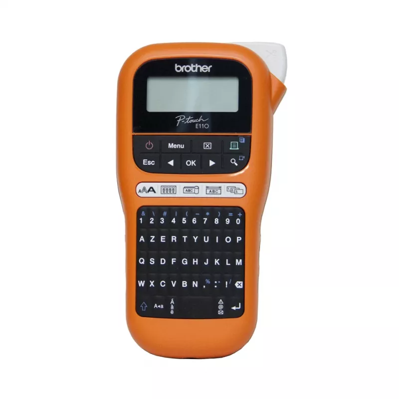 Brother PT-E110 etiķešu printeris Termiskā pārnese 180 x 180 DPI 20 mm/s HGe/TZe QWERTY