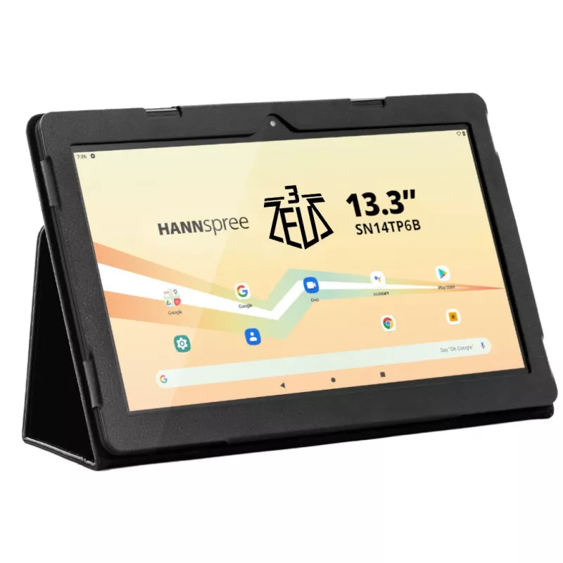 Planšetdators HANNspree Pad Zeus 3, 33,8 cm (13,3 collu), 1920 x 1080 pikseļi, 128 GB, 6 GB, Android 13, Melns