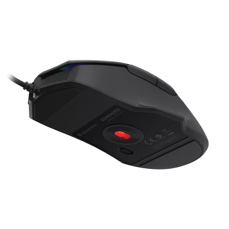 GENESIS Xenon 220 G2 pele Spēlēm Piemērota abām rokām USB Type-A Optiskais 12800 DPI