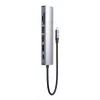 Manhattan USB-C dokstacija/rumbis ar karšu lasītāju, 5 pieslēgvietas: Ethernet, HDMI, USB-A (x2) un USB-C, ar Power Delivery (PD) 100 W – nepieciešams ārējs USB-C lādētājs (nav iekļauts). Barošana caur USB (ārējs barošanas avots nav nepieciešams), kad PD netiek izmantots.