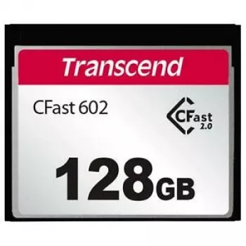 TRANSCEND Cfast 2.0 Cfx602 128GB SATA III Mlc Nand zibatmiņa
