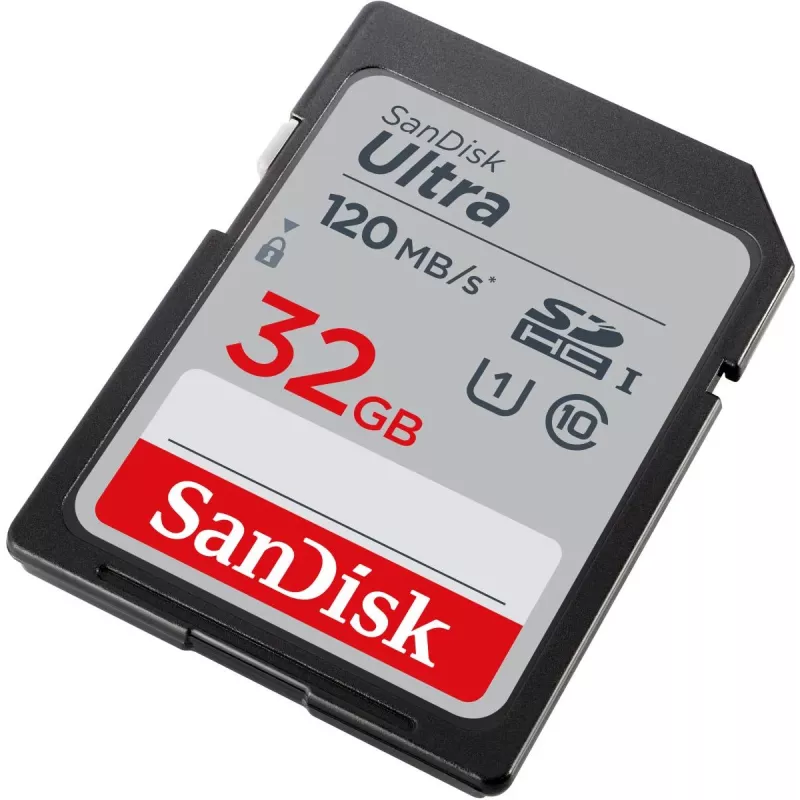 WESTERN DIGITAL SanDisk Ultra 32GB SDHC atmiņas karte Class 10 UHS-I 120MB/s 3gb. (SDSDUN4-032G-GN6IM)