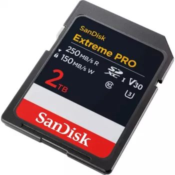 WESTERN DIGITAL Extreme PRO 2TB SDXC atmiņas karte 250MB/s 140MB/s UHS-I