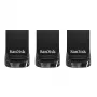 WESTERN DIGITAL SanDisk Ultra Fit - 32GB USB zibatmiņa - USB 3.1 - 3 gab.