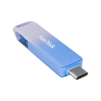 WESTERN DIGITAL SanDisk Creator Phone Drive - 256GB USB atmiņas karte - USB-C/Lightning - zila