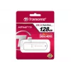 TRANSCEND Jetflash 730 - 128GB USB zibatmiņa - USB 3.0 - Balta
