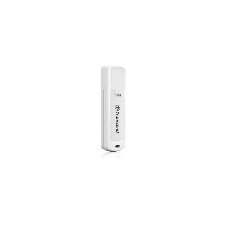 TRANSCEND Jetflash 730 - 128GB USB zibatmiņa - USB 3.0 - Balta
