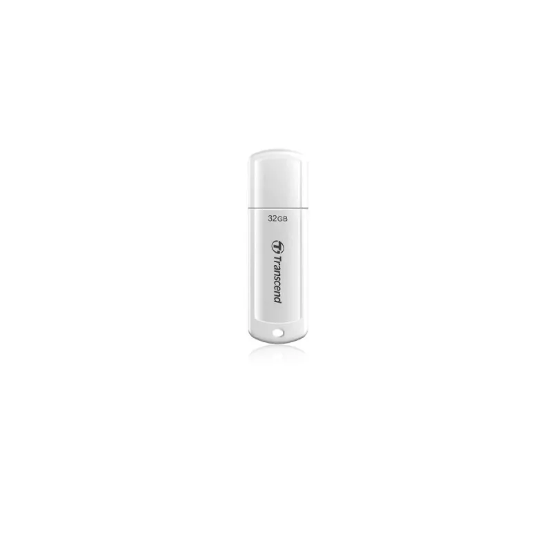 TRANSCEND Jetflash 730 - 128GB USB zibatmiņa - USB 3.0 - Balta