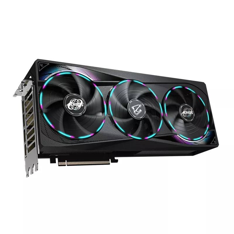 GIGABYTE AORUS GeForce RTX 5070 MASTER 12G grafiskā karte - 12 GB GDDR7, 192 bitu, PCI-E 5.0, 2715 MHz kodola frekvence, 3 x DP 2.1a, 1 x HDMI 2.1b, NVIDIA DLSS 4, GV-N5070AORUS M-12GD