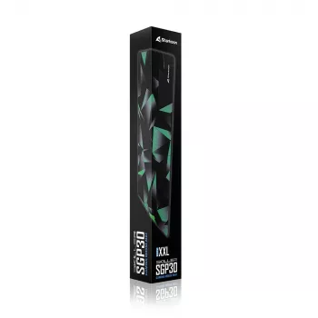 SHARKOON Gaming pele Pad Sgp30 - Melns/ zaļa/ pelēka