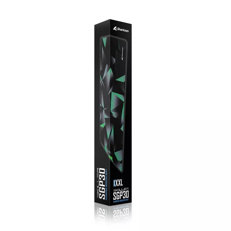 SHARKOON Gaming pele Pad Sgp30 - Melns/ zaļa/ pelēka