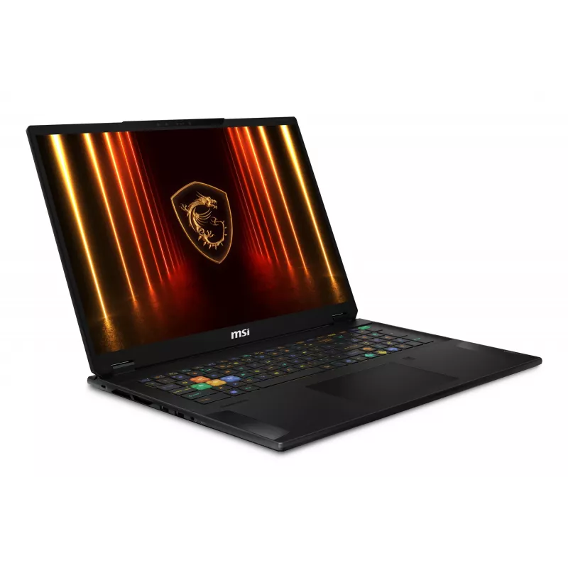 MSI Stealth 18 HX AI A2XWIG-042 Intel Core Ultra 9 275HX klēpjdators 45,7 cm (18 collu) UHD+ 64 GB DDR5-SDRAM 2 TB SSD NVIDIA GeForce RTX 5080 Wi-Fi 7 (802.11be) Windows 11 Pro Melns