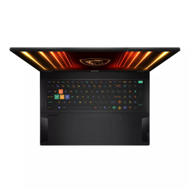 MSI Stealth 18 HX AI A2XWIG-042 Intel Core Ultra 9 275HX klēpjdators 45,7 cm (18 collu) UHD+ 64 GB DDR5-SDRAM 2 TB SSD NVIDIA GeForce RTX 5080 Wi-Fi 7 (802.11be) Windows 11 Pro Melns