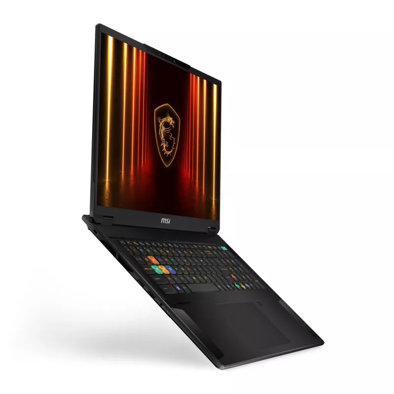MSI Stealth 18 HX AI A2XWIG-042 Intel Core Ultra 9 275HX klēpjdators 45,7 cm (18 collu) UHD+ 64 GB DDR5-SDRAM 2 TB SSD NVIDIA GeForce RTX 5080 Wi-Fi 7 (802.11be) Windows 11 Pro Melns