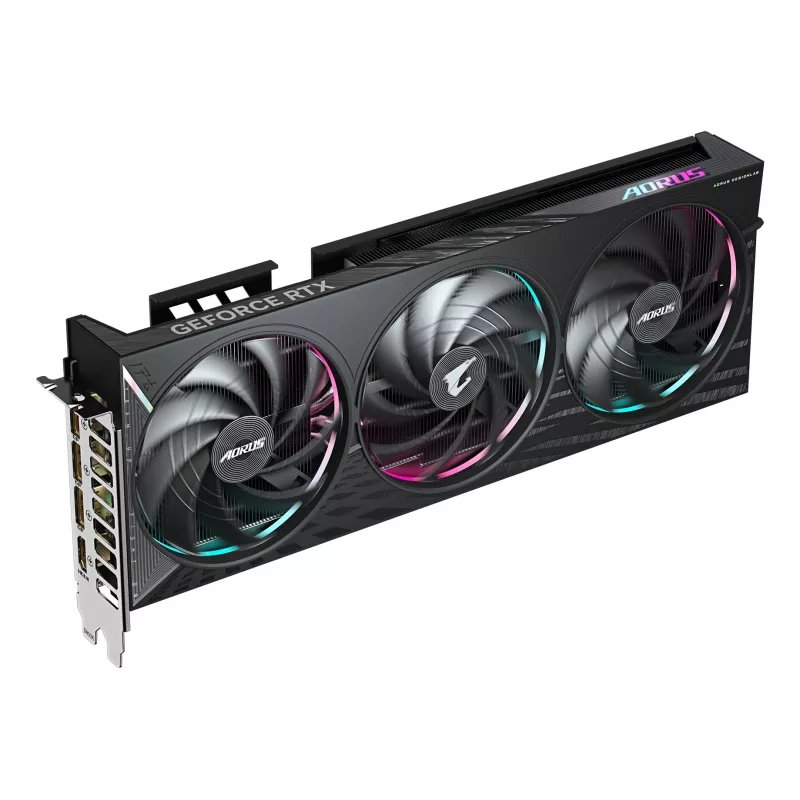 GIGABYTE AORUS GeForce RTX 5060 ELITE 8G grafiskā karte - 8 GB GDDR7, 128 bitu, PCI-E 5.0, 2722 MHz kodola frekvence, 3 x DisplayPort, 1 x HDMI, GV-N5060AORUS E-8GD