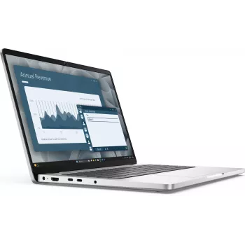DELL Pro 14 PC14255 klēpjdators, AMD Ryzen AI 7 PRO 350, 35,6 cm (14 collu) Full HD+, 16 GB DDR5-SDRAM, 512 GB SSD, AMD Radeon 860M, Wi-Fi, apgaismota tastatūra, Windows 11 Pro, vācu tastatūra, platīna