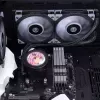 Universāla šķidruma dzesētāja Thermaltake CL-W322-PL12GM-B 12 cm melns pelēks 2500 RPM 72.69 m³/h