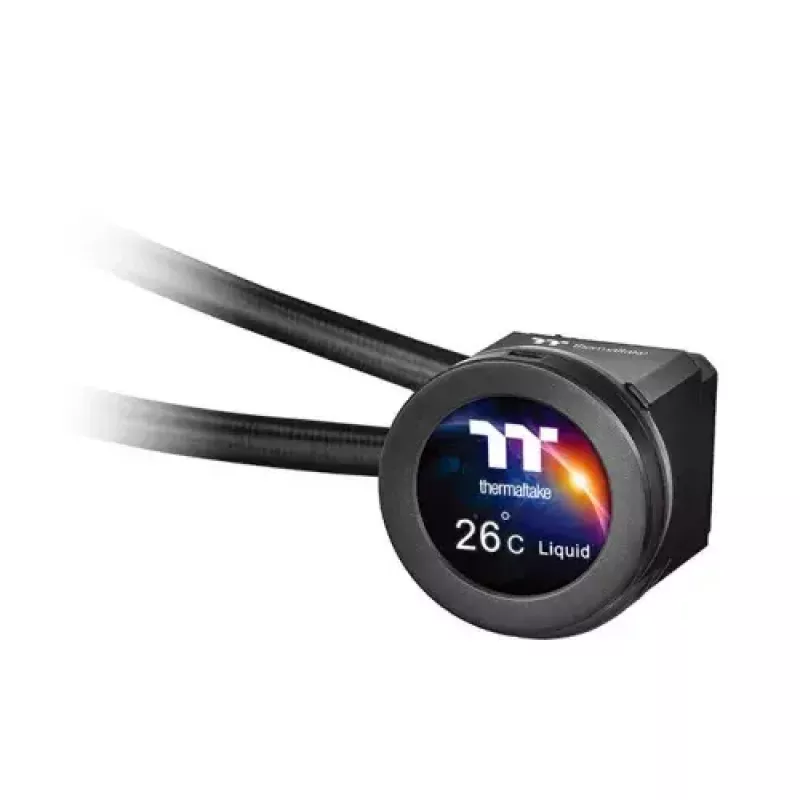 Universāla šķidruma dzesētāja Thermaltake CL-W322-PL12GM-B 12 cm melns pelēks 2500 RPM 72.69 m³/h