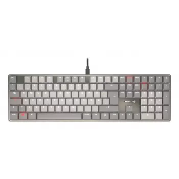 CHERRY KC 500 MX LP tastatūra Mājai/Birojam USB QWERTZ vācu Pelēka