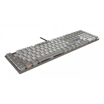 CHERRY KC 500 MX LP tastatūra Mājai/Birojam USB QWERTZ vācu Pelēka