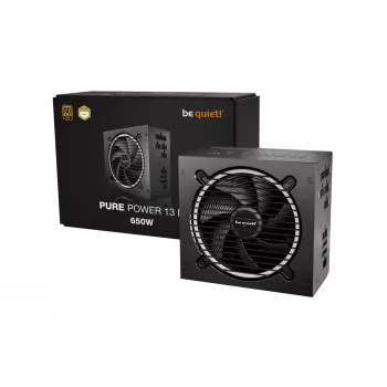 be quiet! Pure Power 13 M | 650W barošanas bloks 20+4 pin ATX ATX Melns