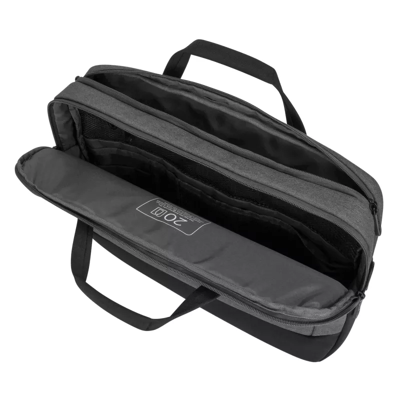 Targus CypressEco 39,6 cm (15,6 collu) portfelis Melns, Pelēks